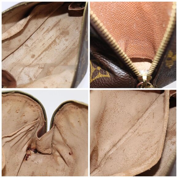 LOUIS VUITTON Monogram Trousse Demi Ronde Cosmetic Pouch - Picture 15 of 16